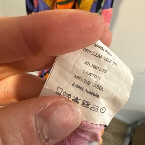 Anthropologie Abel The Label Leonard Maxi DressFloral Boho Vibrant Women - Picture 9 of 10